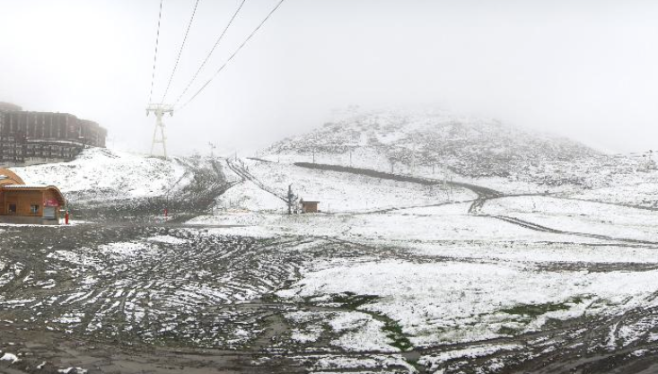 Val Thorens, neige de juillet 2014