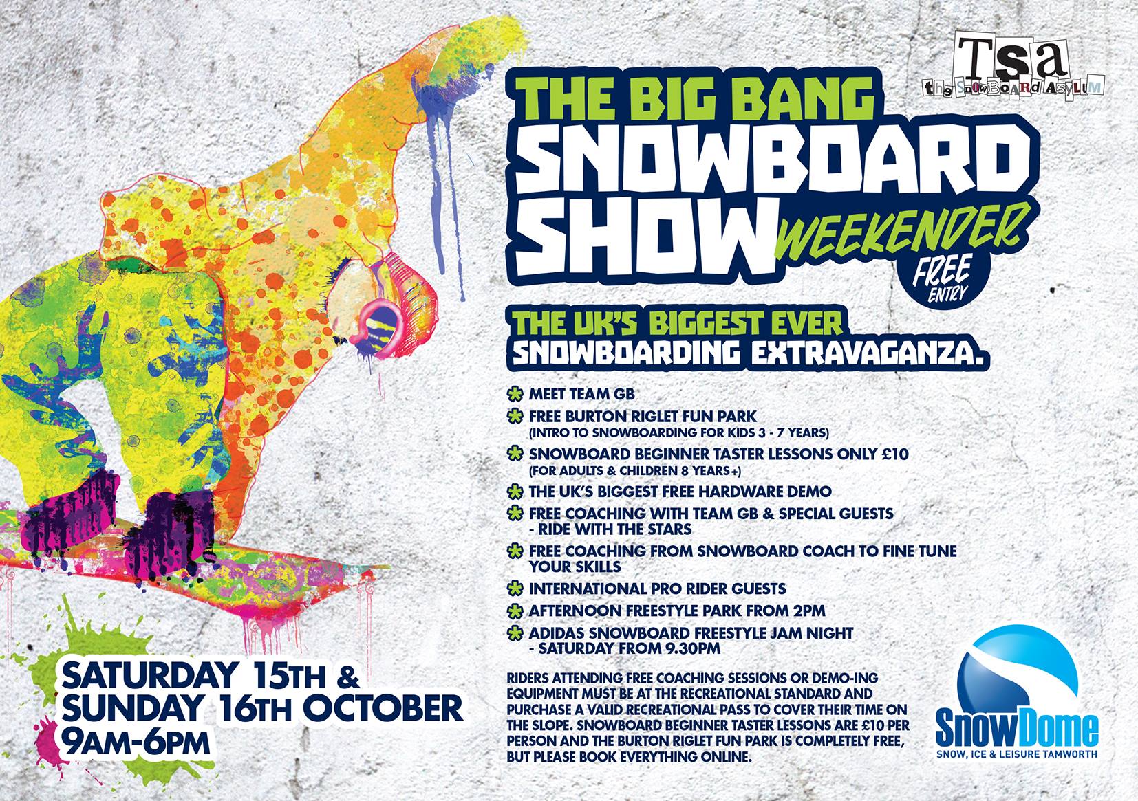 The Snowboard Asylum Big Bang 2016 Snowboard Show at Tamworth Snowdome with MINT Snowboarding
