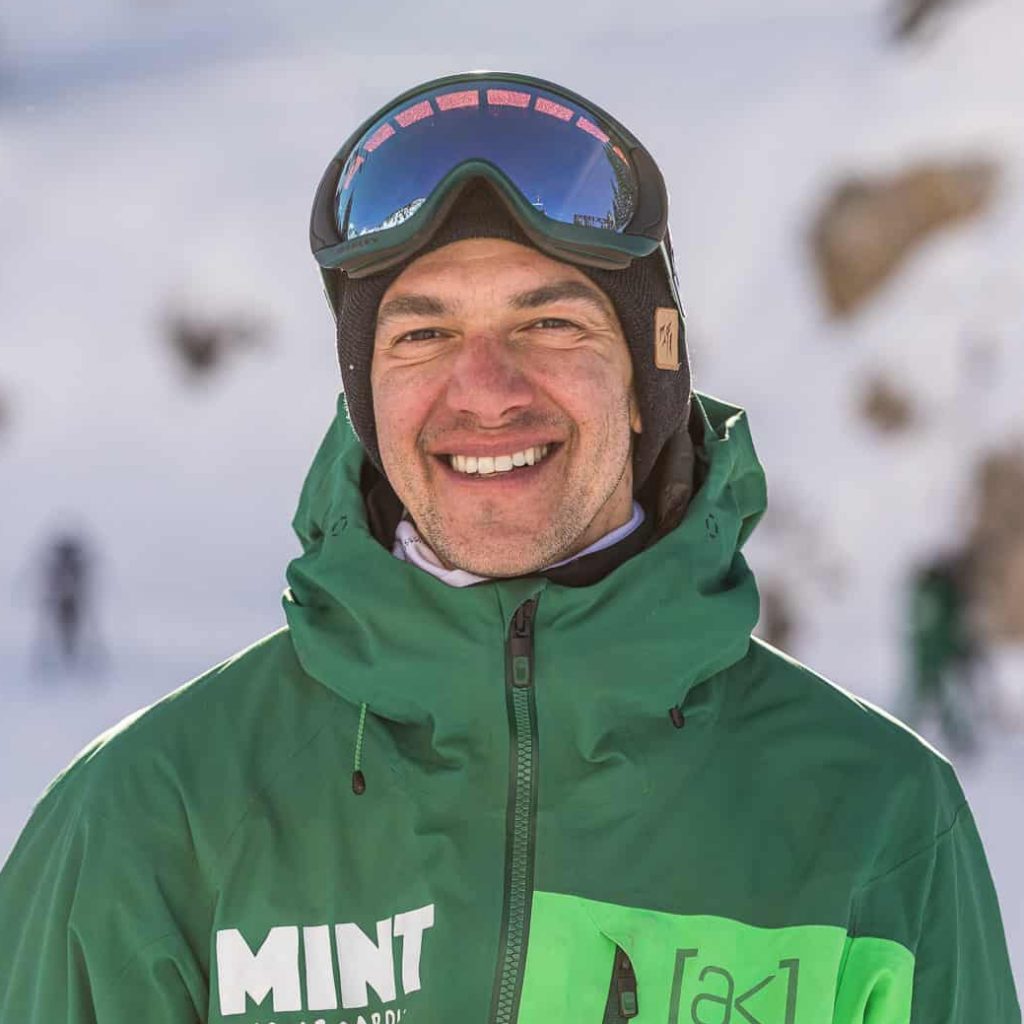 Valerio snowboard instructor