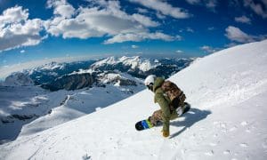 Freeride Snowboarding In France