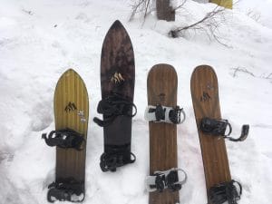 Freeride snowboard collection