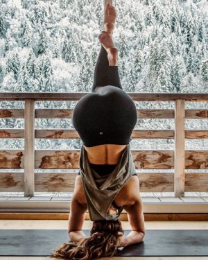 Yoga and snowboard holiday