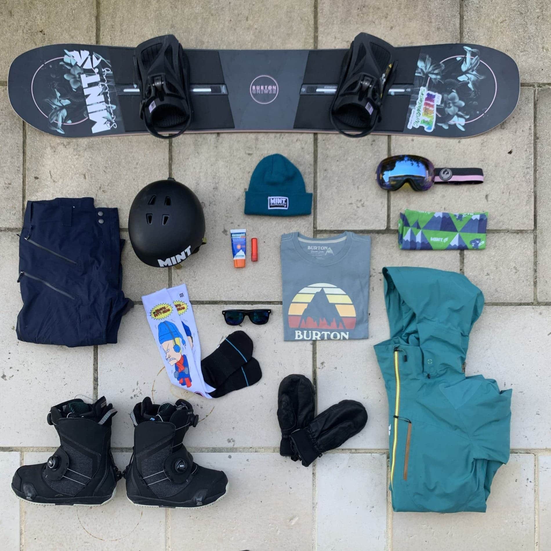 BEGINNER SNOWBOARD HOLIDAY CHECKLIST WHAT TO PACK