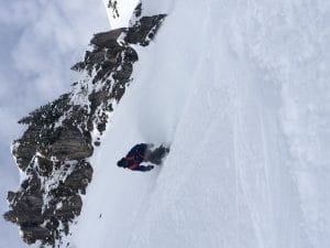 Snowboarding Pointe De Chalune