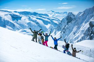 Morzine girls snowboard camp