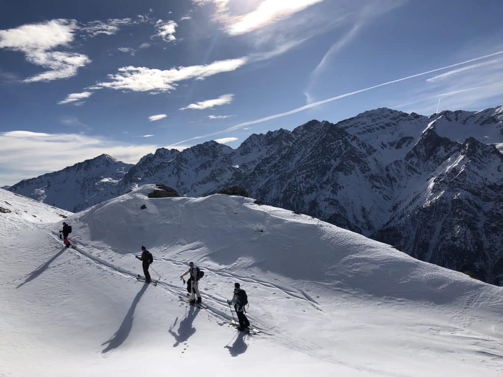 Splitboarding In Sestriere